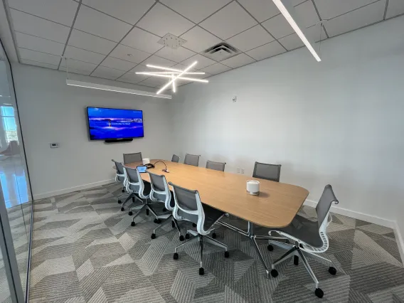 Conference room off break area